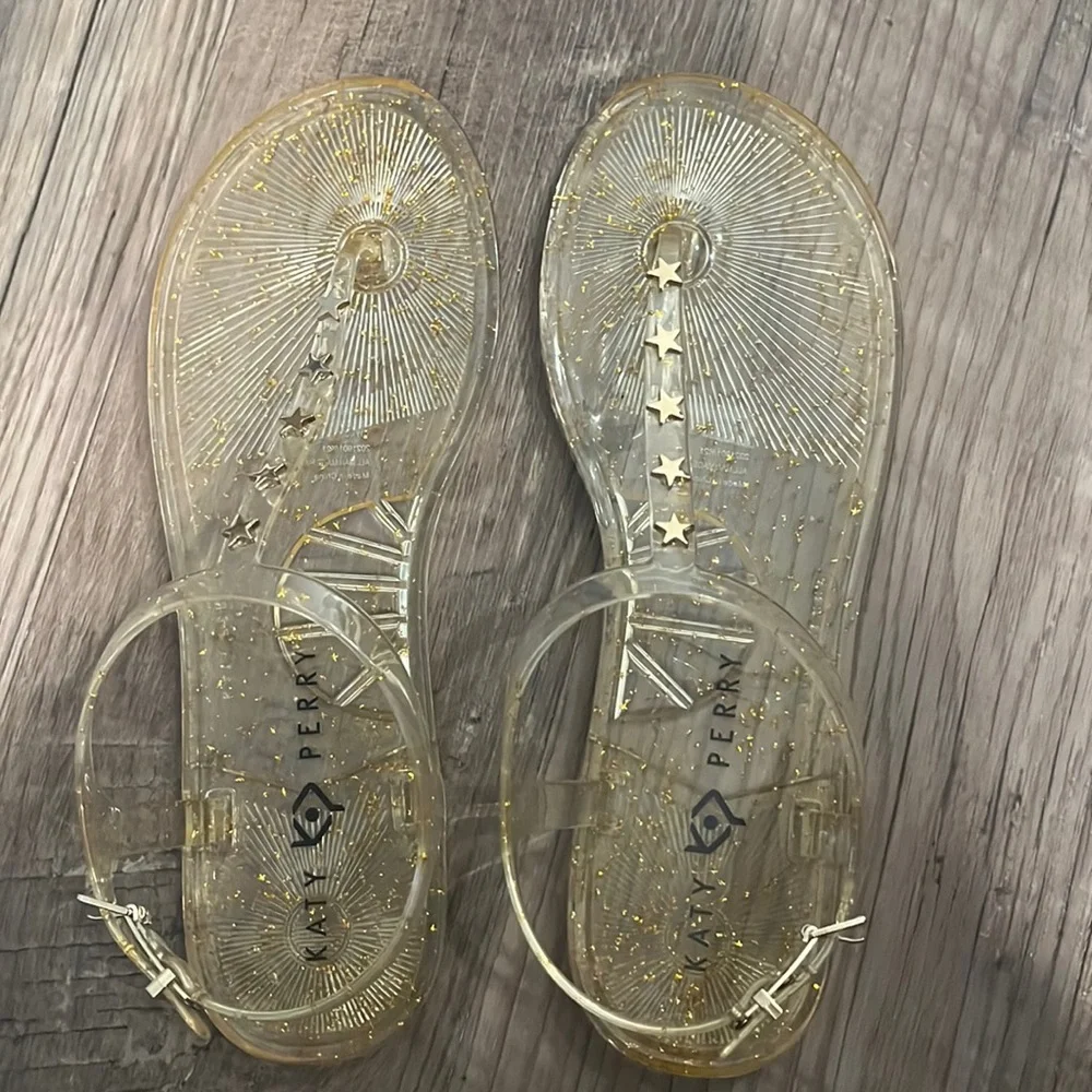 New! Katy Perry, Gel Sandal, Sz 10 - Picture 1 of 4